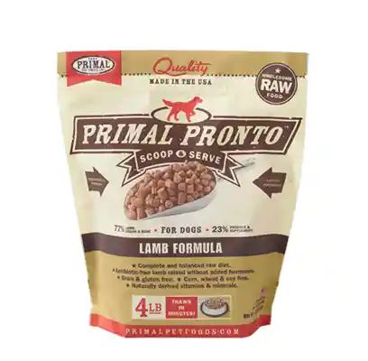 Pronto Raw Lamb Frozen Dog Food 4-lb