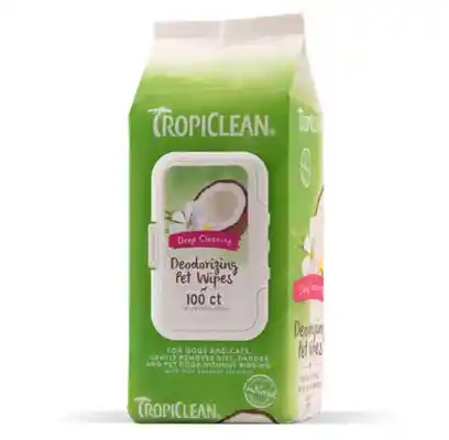 U/a Trop Deep Cln Pet Wipe 100c;