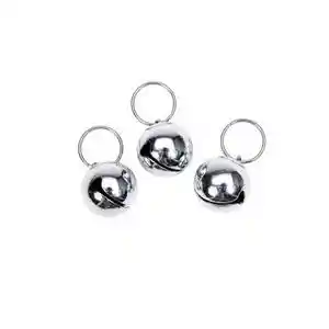 Round Dog Bells, Silver, 3 Pack