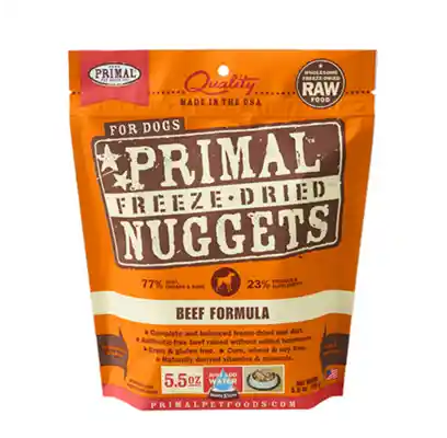 Primmal Freeze Dried Nuggets Beef Formula 5.5oz