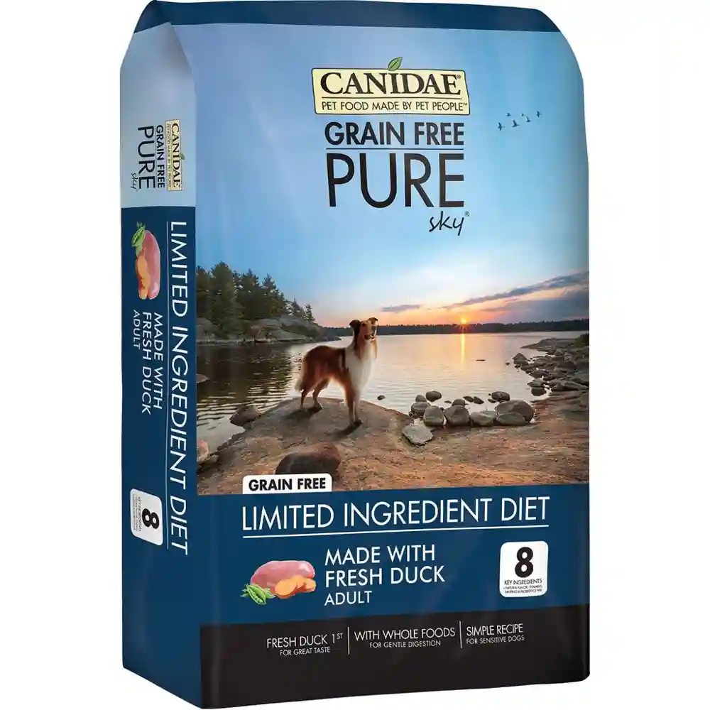 Grain-free Pure Sky Real Duck & Sweet Potato Recipe Dry Dog Food 24-lb