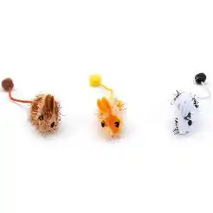 Bulk Cat Toy Bins - Spotted Mice 6.75" 72pcs