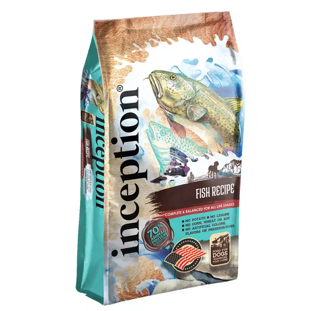 Inception Fish Recipe Whole Grain Dry Dog Food 27-lb