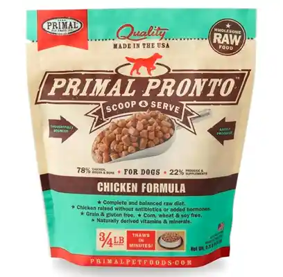 Pronto Raw Chicken Frozen Dog Food 12-oz