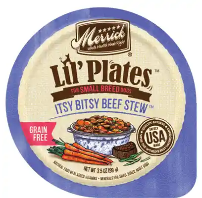 Lil' Plates Adult Small Breed Grain Free Itsy Bitsy Beef Stew Canned Dog Food 3.5-oz