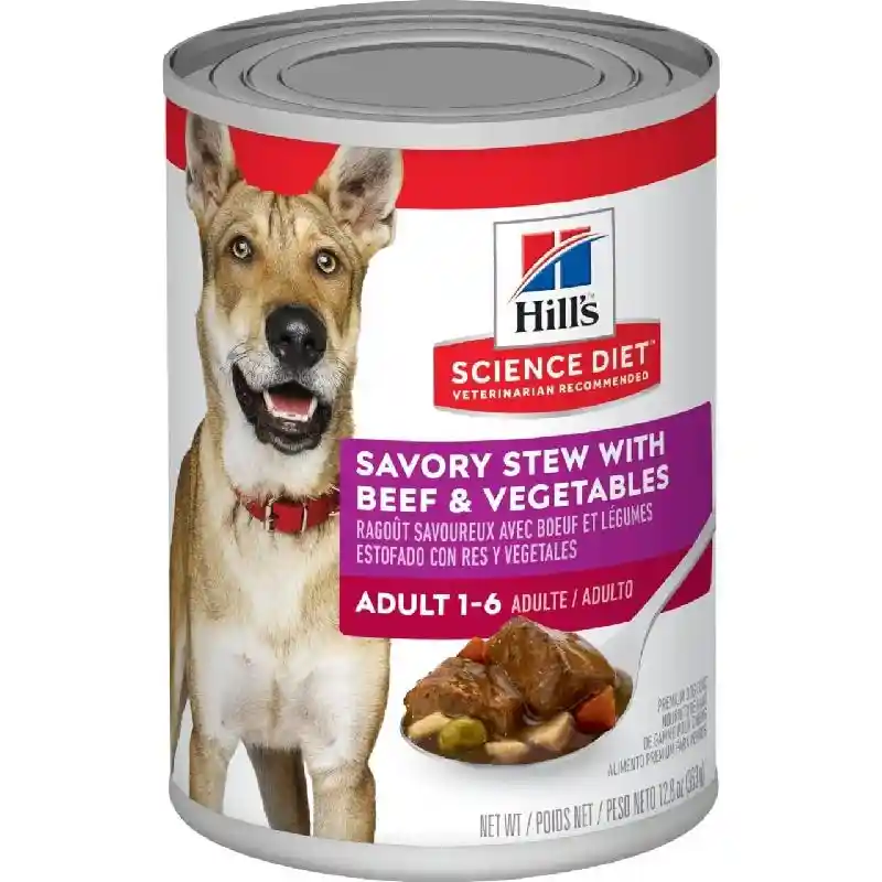 Science Diet Savory Stew with Beef & Vegetables Dog Food 12.8Oz