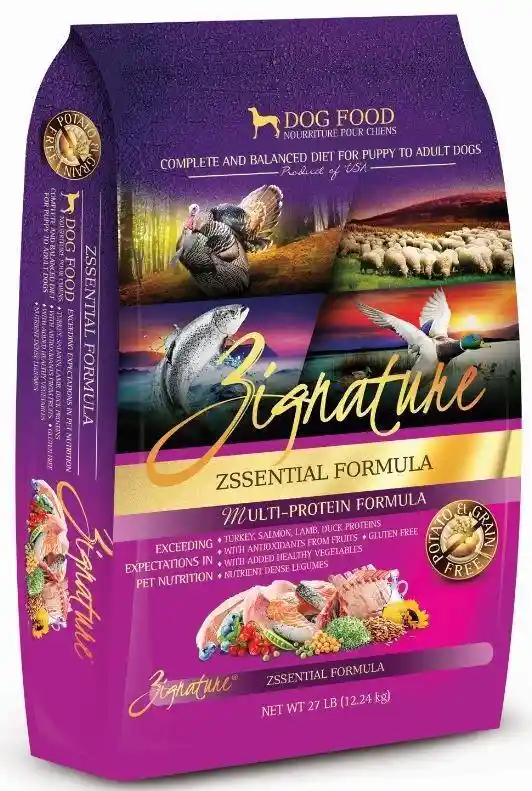 Zignature Zssentials Formula Dry Dog Food 13.5Lbs