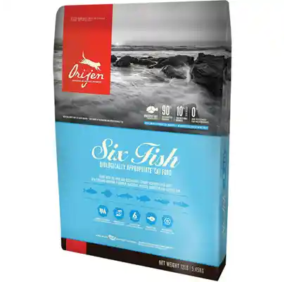Dry Cat Food, Six Fish, Biologically Appropriate & Grain Free 4-lb