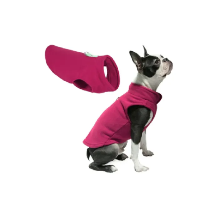 Gooby Fleece Vest Fuchsia Md