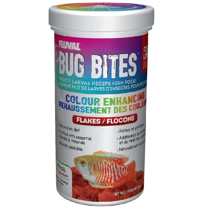 Fluval Bugbites Color Enh. Flakes 6.34oz